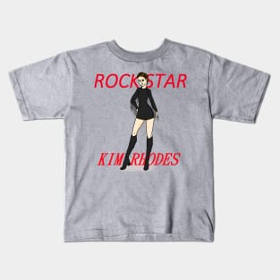 Rock Star Kim Rhodes Kids T-Shirt